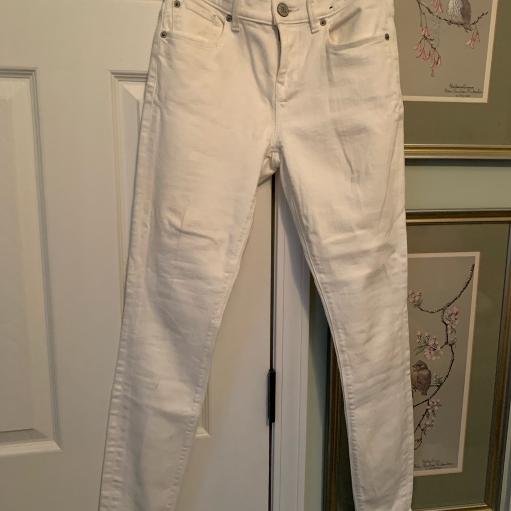 Express Women's Cream Skinny Jeans